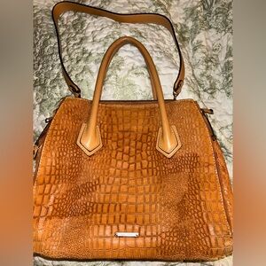 Preloved Faux Crocodile Leather Rebecca Minkoff Bag